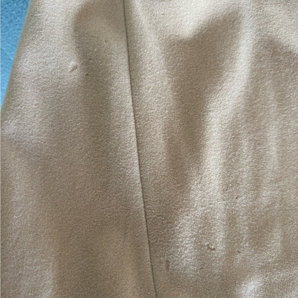 Marvin Richards Tan Trench Coat with Fur Collar - Picture 9 of 11